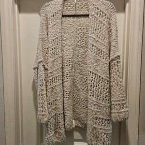 Free People oversized open front sweater